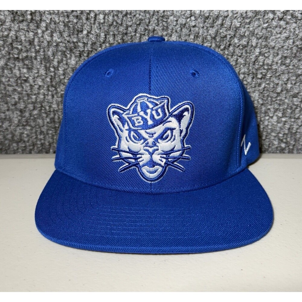 Brigham Young Cougars Hat‎ BYU NCAA Zephyr Blue Snapback Adjustable Cap One Size